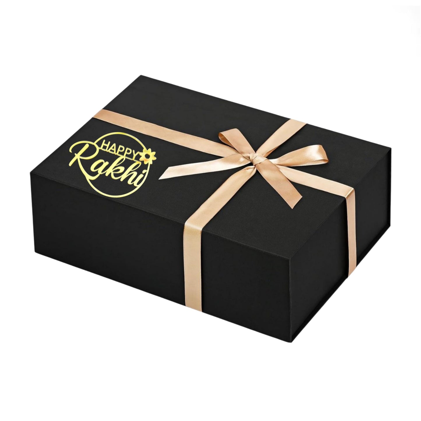 Happy Raksha Bandhan Acrylic Box And Cake Topper ( Pack Of 10 ) Design - 8