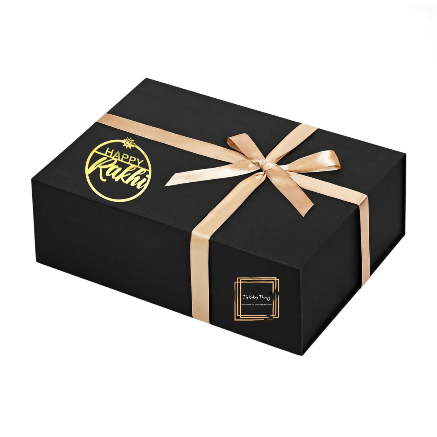 Happy Raksha Bandhan Acrylic Box And Cake Topper ( Pack Of 10 ) Design - 2