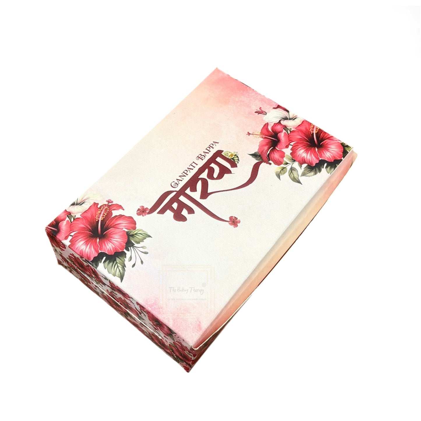 Ganesh Chaturthi Festival Special Mittai Sweets Packing Box And Bag Combo ( Design 2 )