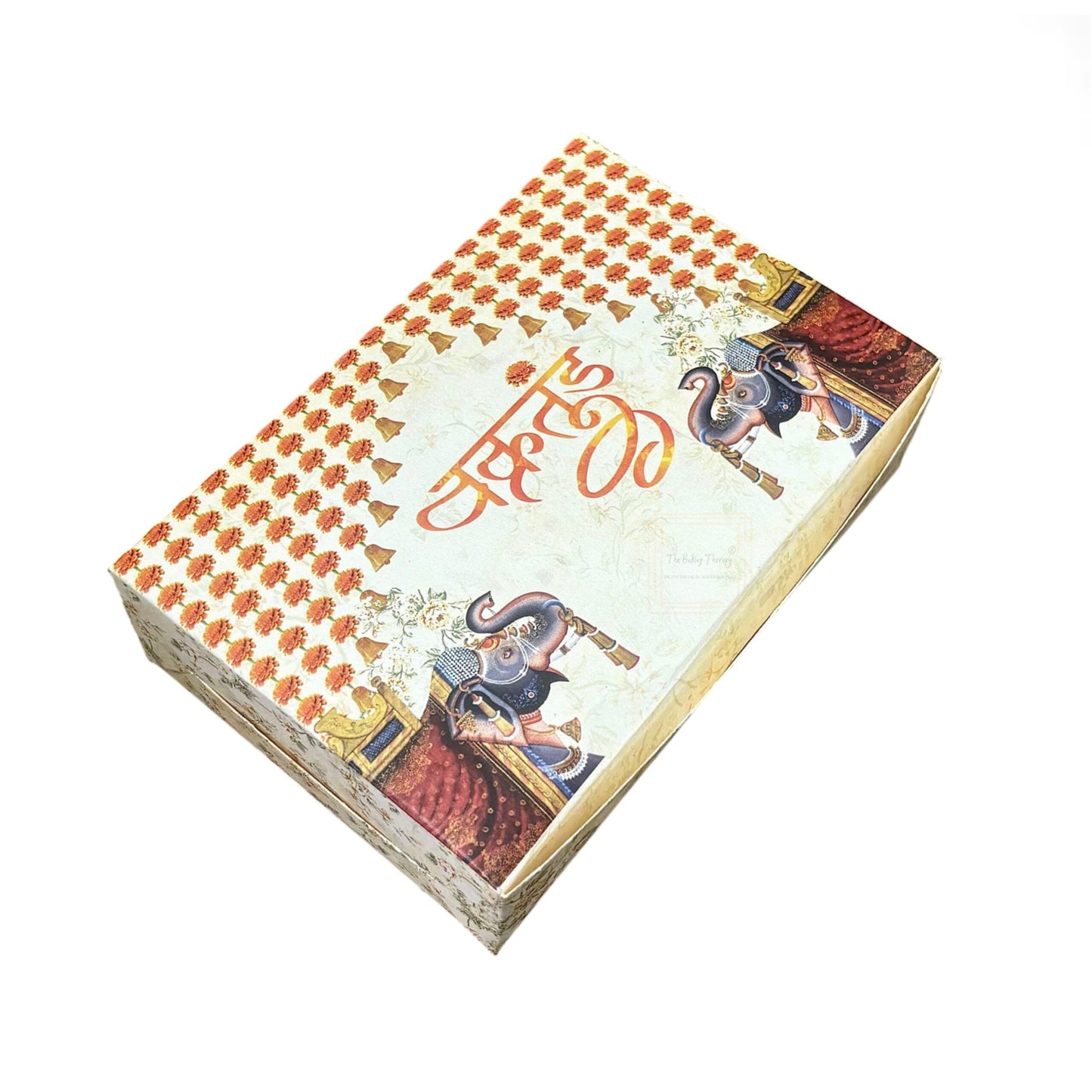 Ganesh Chaturthi Festival Special Mittai Sweets Packing Box And Bag Combo ( Design 4 )