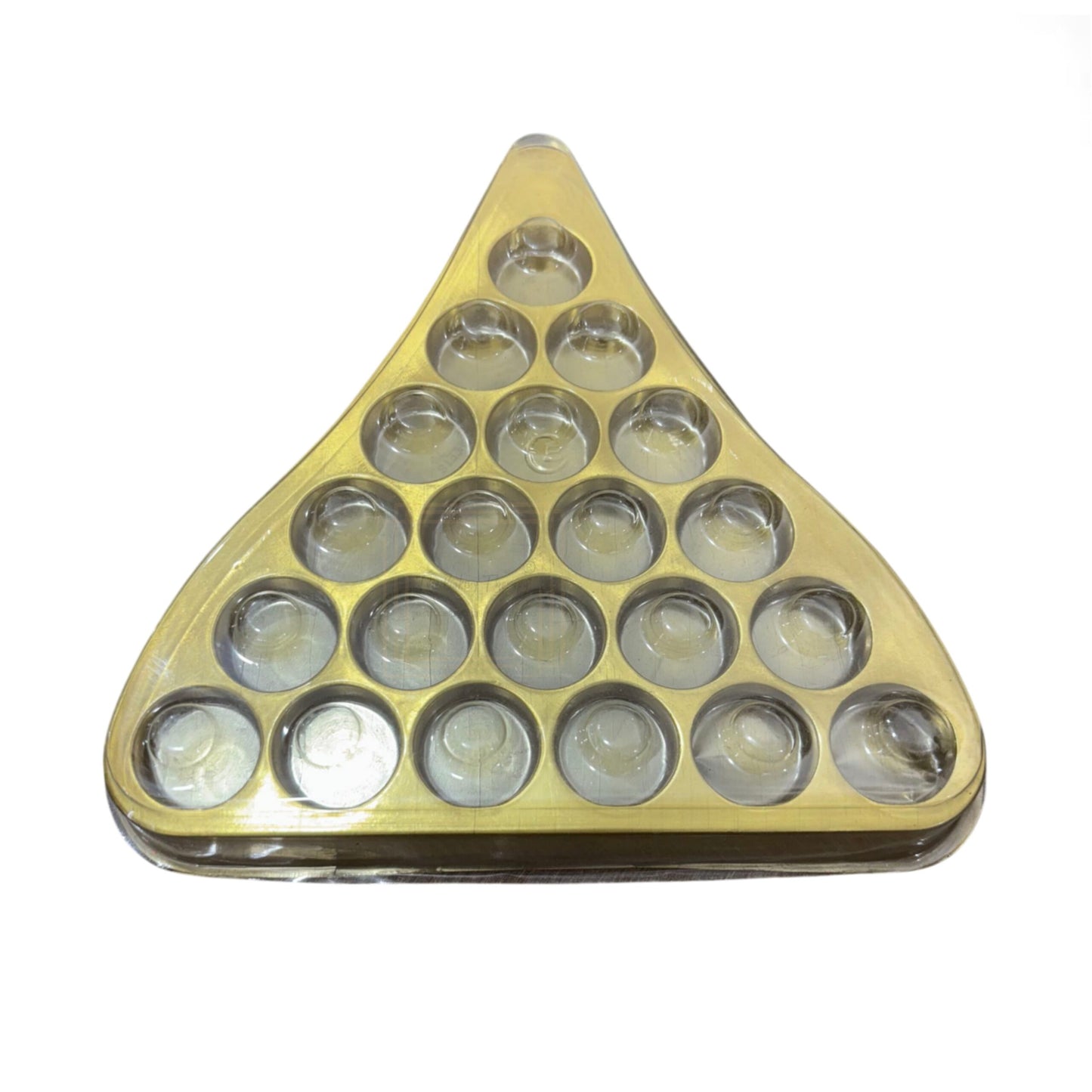 21 Cavity Ganesh Chaturthi Special Triangle Shape Modak Packing PVC Box ( Design 3 )