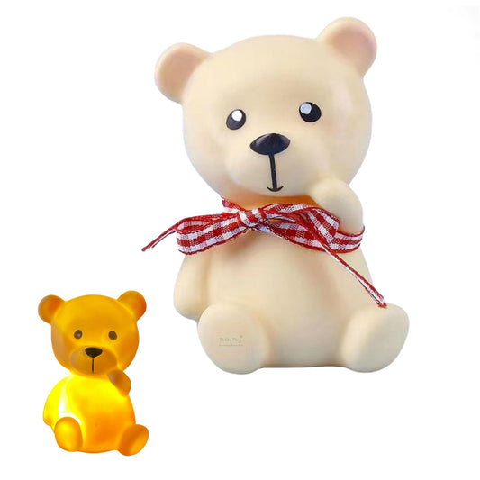 Cute Teddy Bear Portable Night Lamp Desk Night Light for Kids Room Toy
