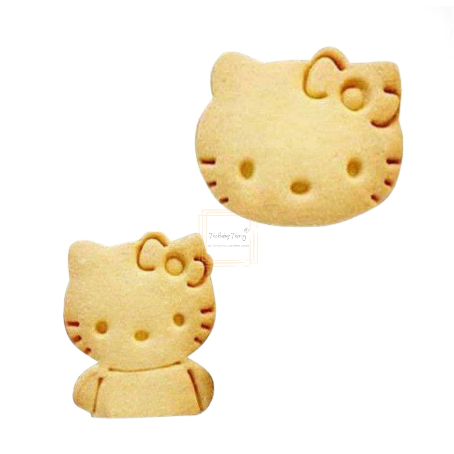 Hello Kitty And Face Pull Press Cookie Cutter Cake Fondant Cutter