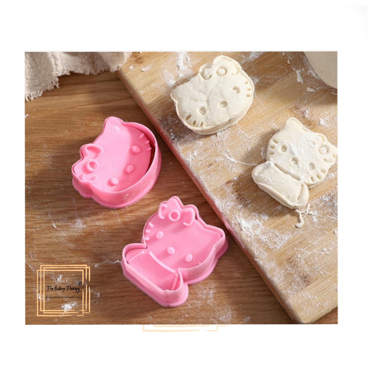 Hello Kitty And Face Pull Press Cookie Cutter Cake Fondant Cutter