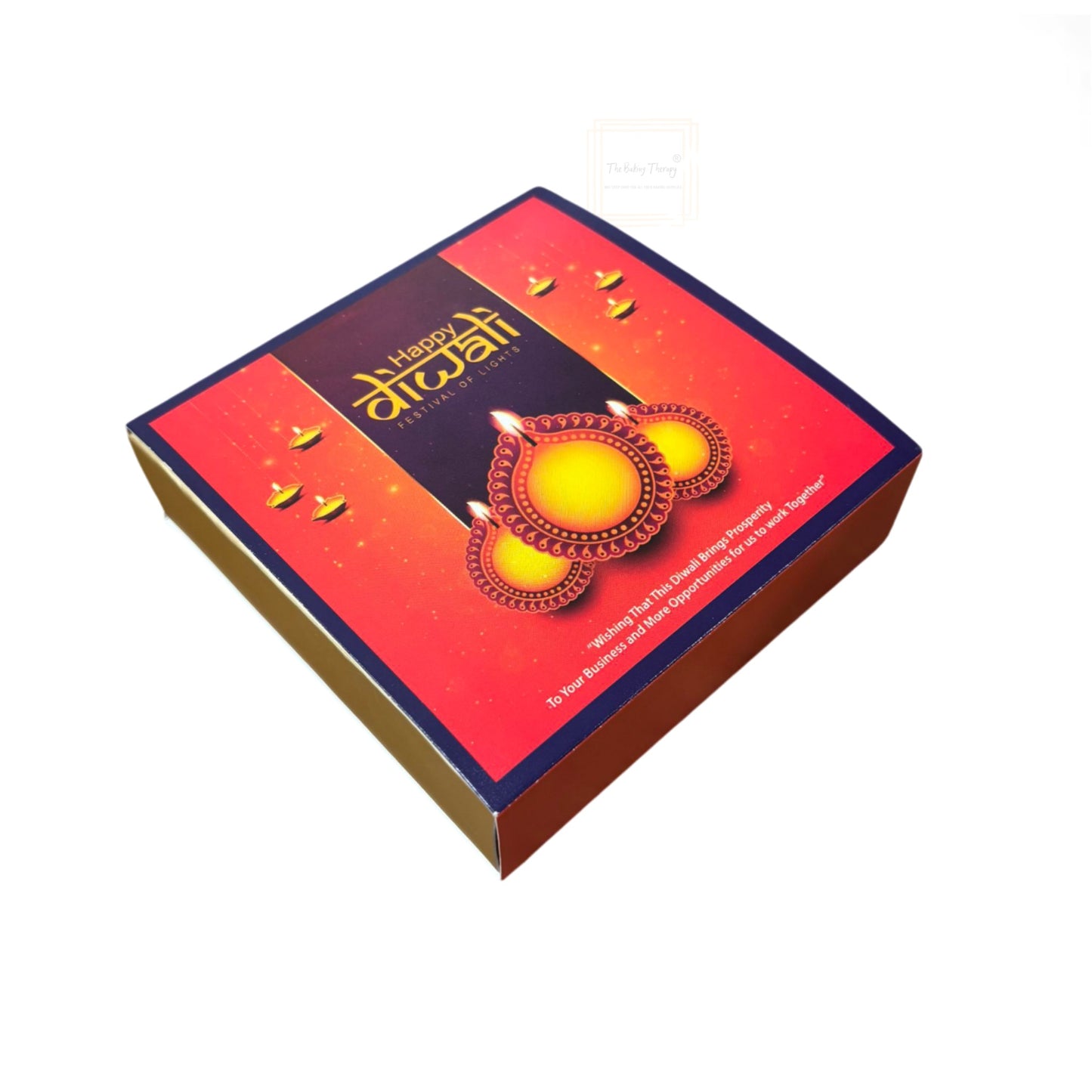 4 Cavity Diwali Sliding Chocolate Box Without Cavity - Design 08 ( 5 Pcs Pack )