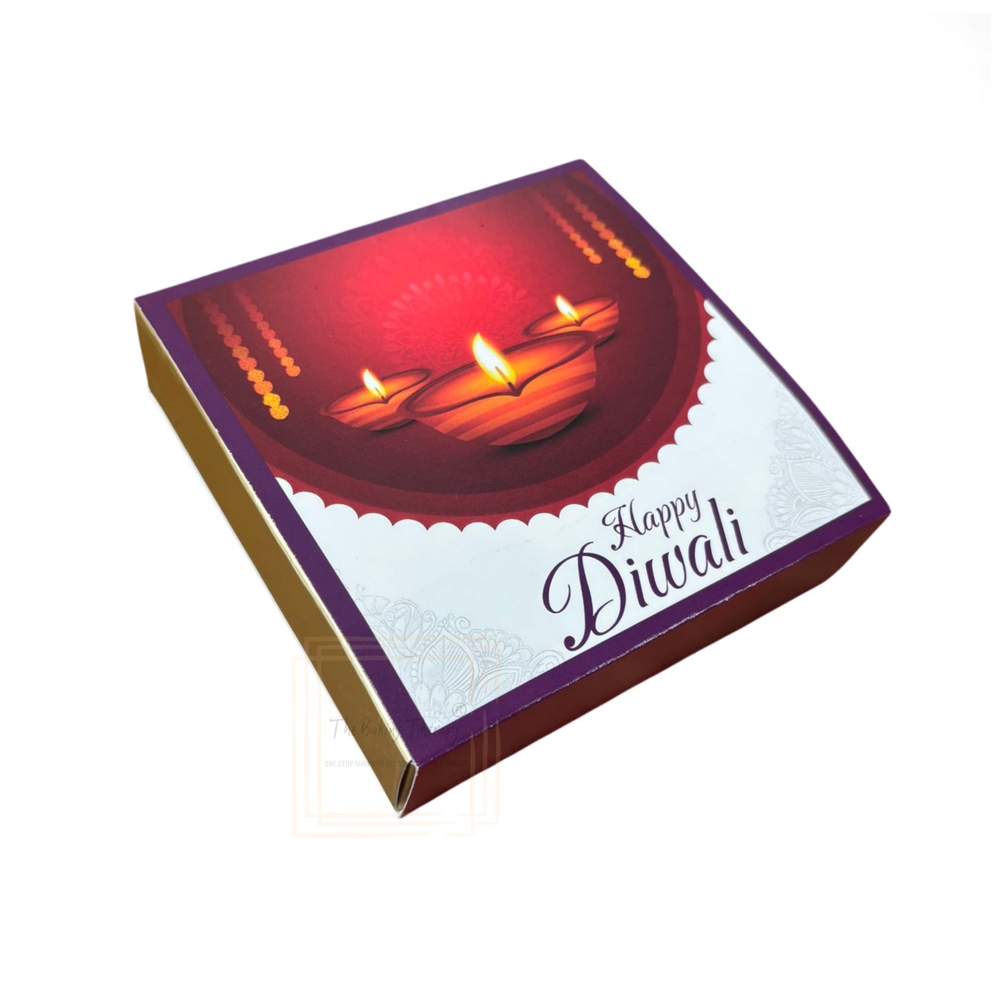 4 Cavity Diwali Sliding Chocolate Box Without Cavity - Design 05 ( 5 Pcs Pack )