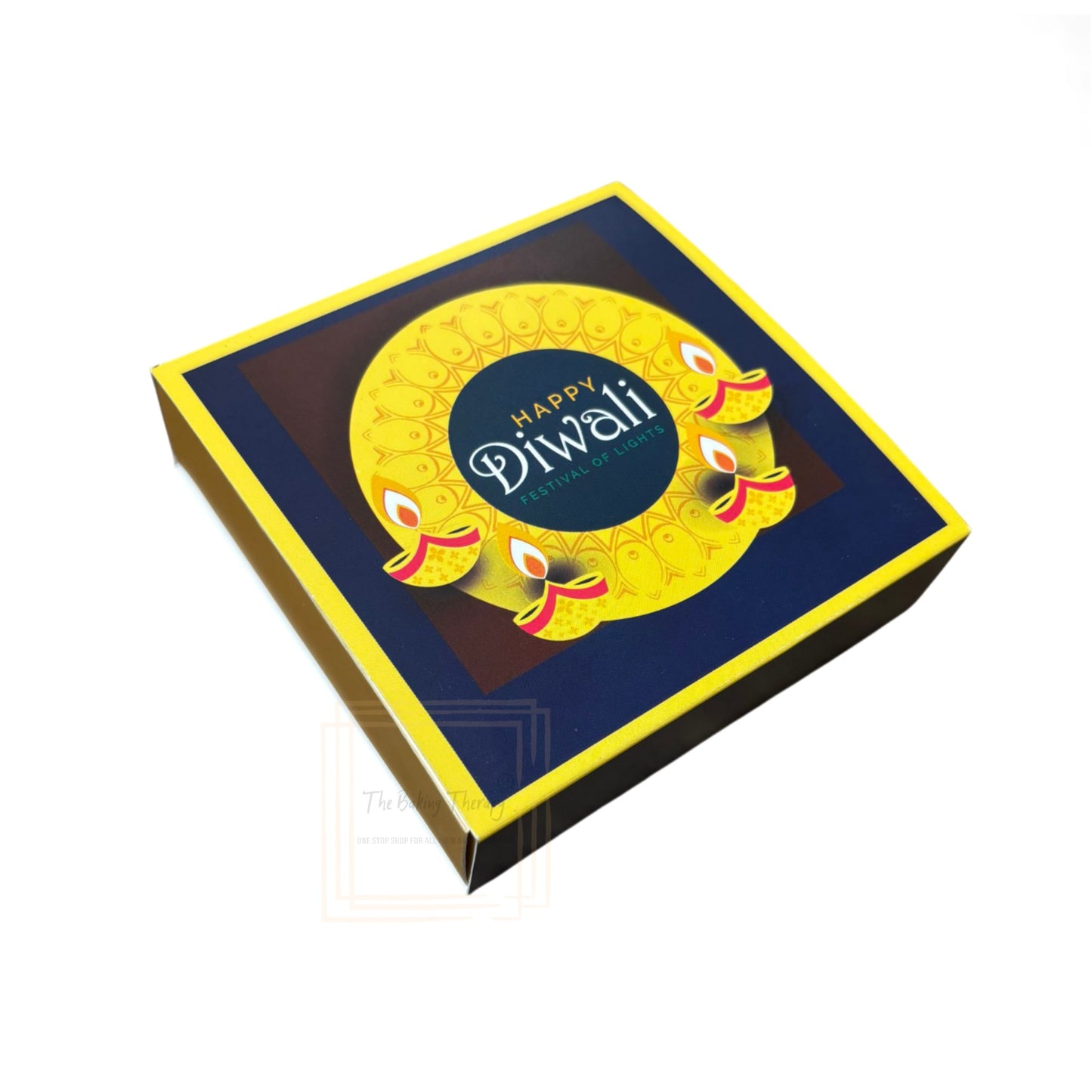 4 Cavity Diwali Sliding Chocolate Box Without Cavity - Design 04 ( 5 Pcs Pack )