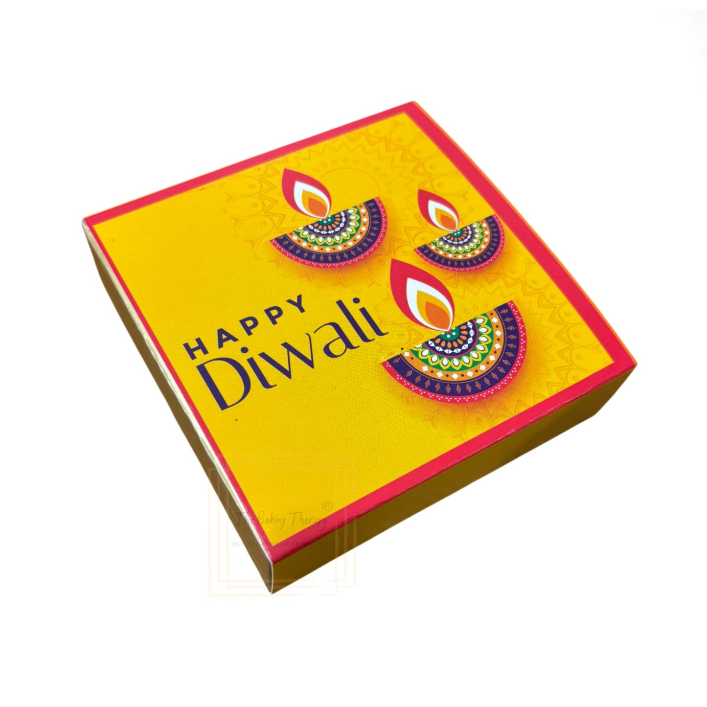 4 Cavity Diwali Sliding Chocolate Box Without Cavity - Design 03 ( 5 Pcs Pack )