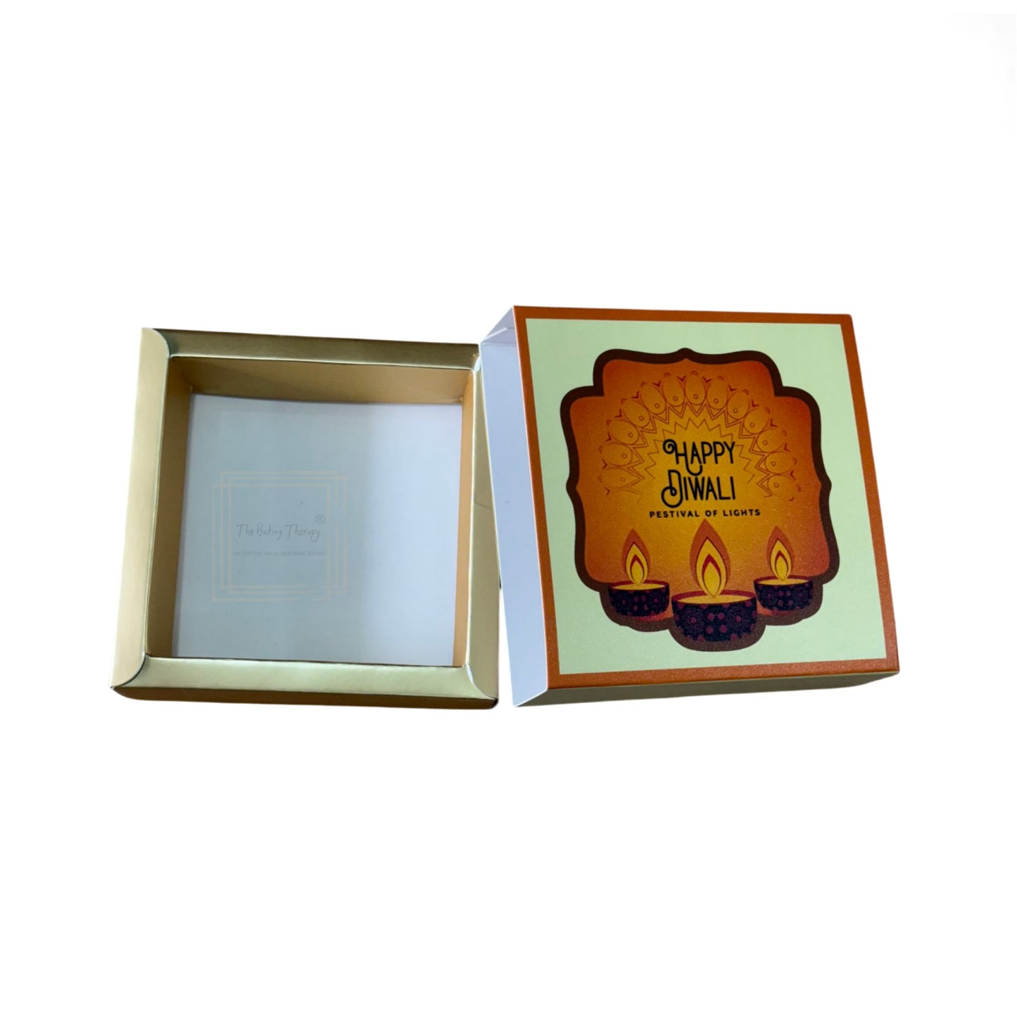 4 Cavity Diwali Sliding Chocolate Box Without Cavity - Design 02 ( 5 Pcs Pack )