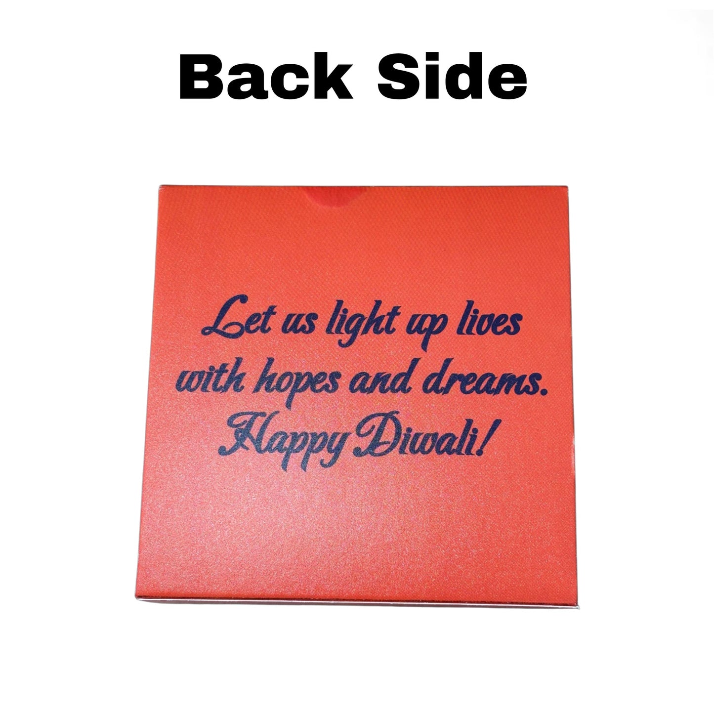 4 Cavity Diwali Sliding Chocolate Box Without Cavity - Design 08 ( 5 Pcs Pack )