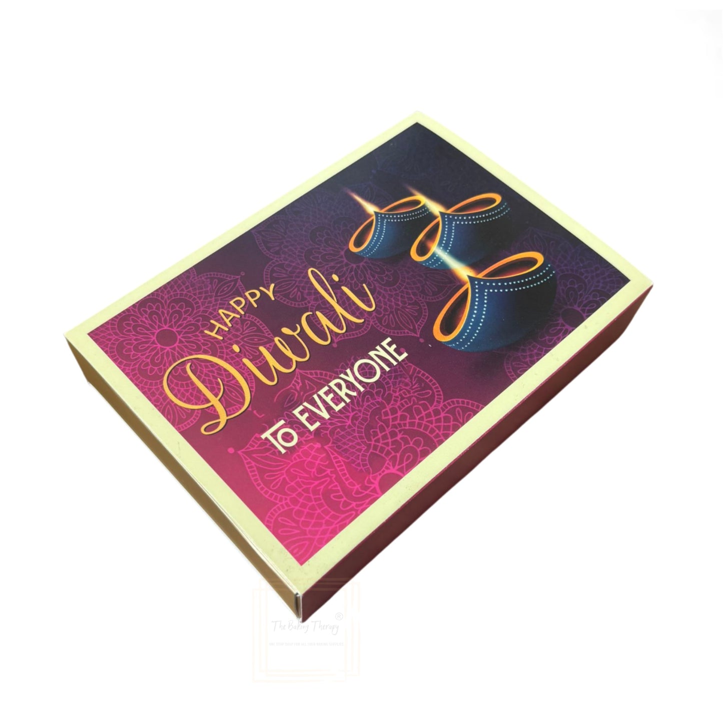 6 Cavity Diwali Sliding Chocolate Box Without Cavity - Design 05 ( 5 Pcs Pack )