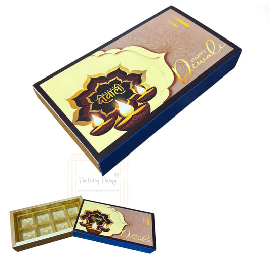 8 Cavity Diwali Sliding Chocolate Packing Box Without Cavity - Design 08 ( 5 Pcs Pack )