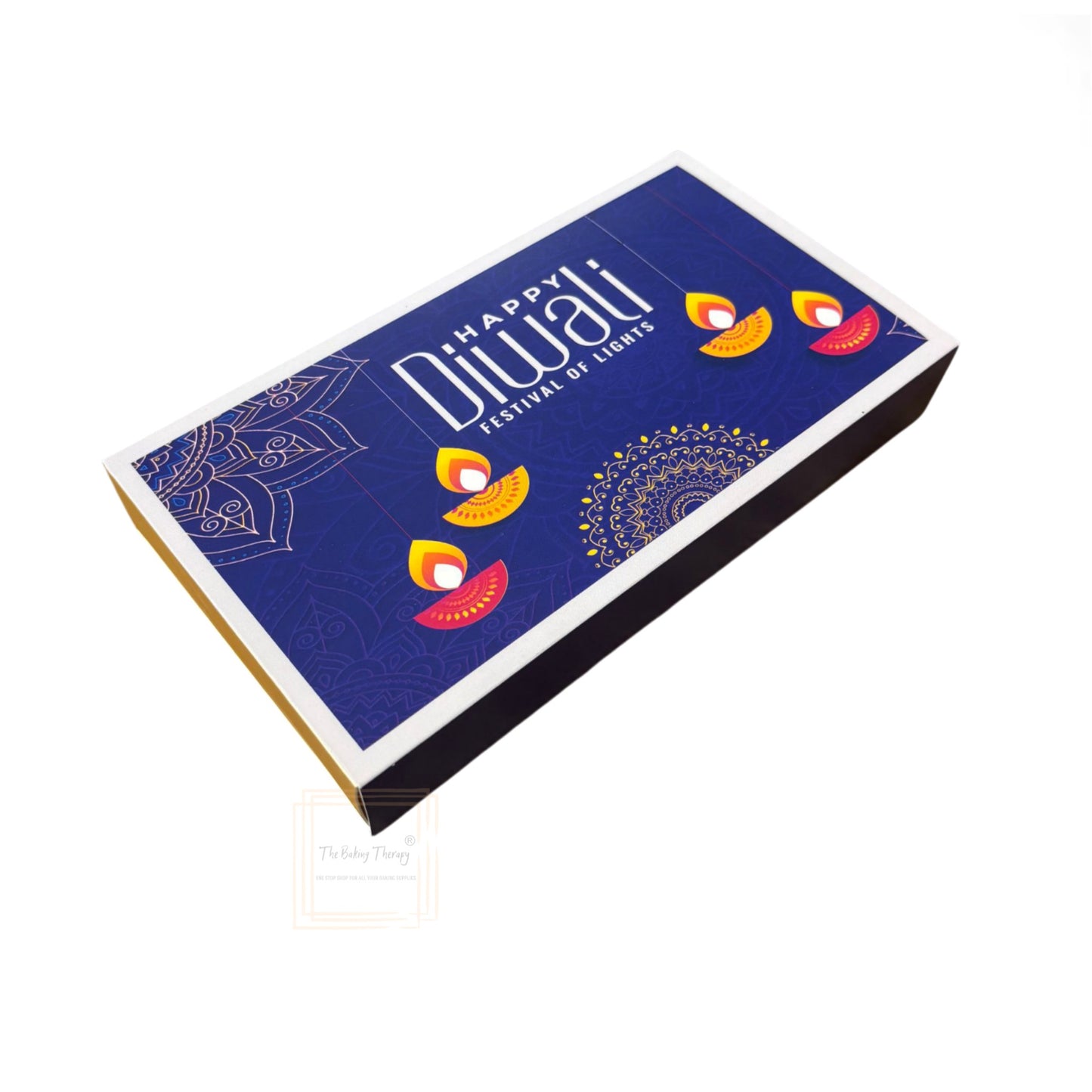 8 Cavity Diwali Sliding Chocolate Packing Box Without Cavity - Design 06 ( 5 Pcs Pack )