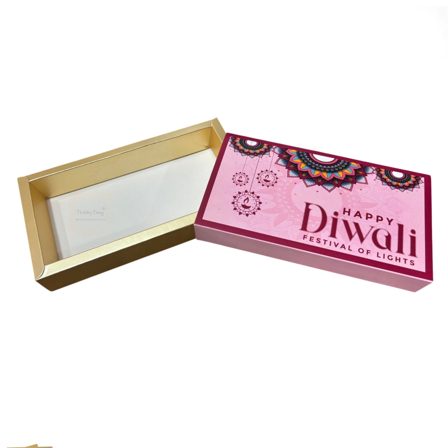 8 Cavity Diwali Sliding Chocolate Packing Box Without Cavity - Design 07 ( 5 Pcs Pack )