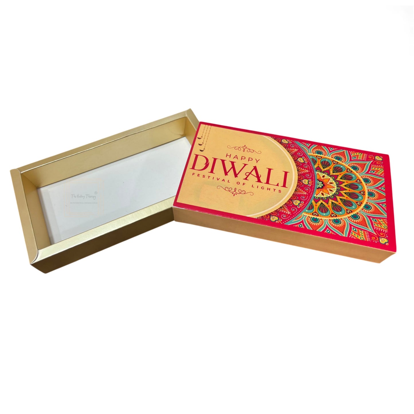 8 Cavity Diwali Sliding Chocolate Packing Box Without Cavity - Design 01 ( 5 Pcs Pack )
