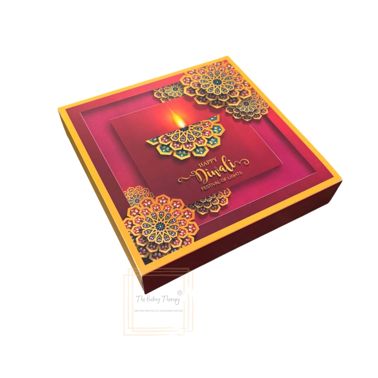 9 Cavity Diwali Sliding Chocolate Packing Box Without Cavity - Design 04 ( 5 Pcs Pack )