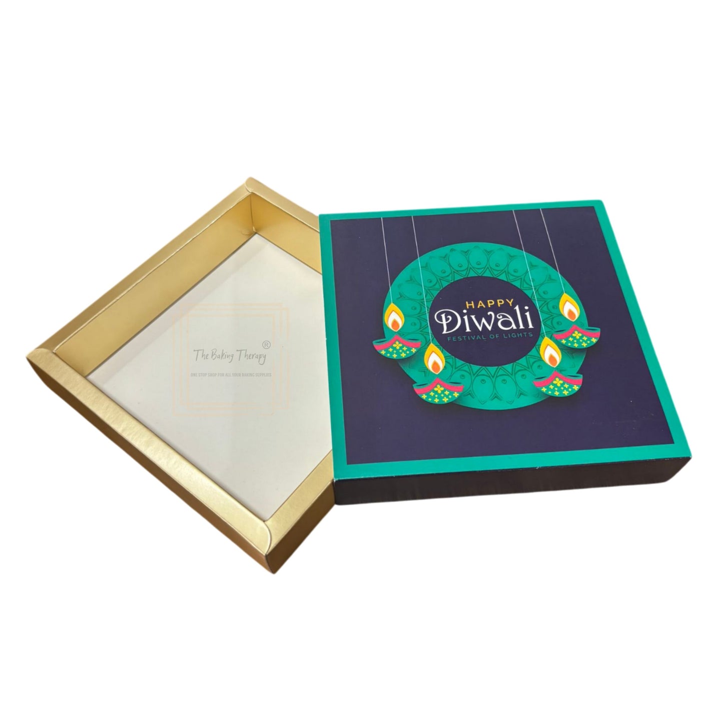 9 Cavity Diwali Sliding Chocolate Packing Box Without Cavity - Design 03 ( 5 Pcs Pack )