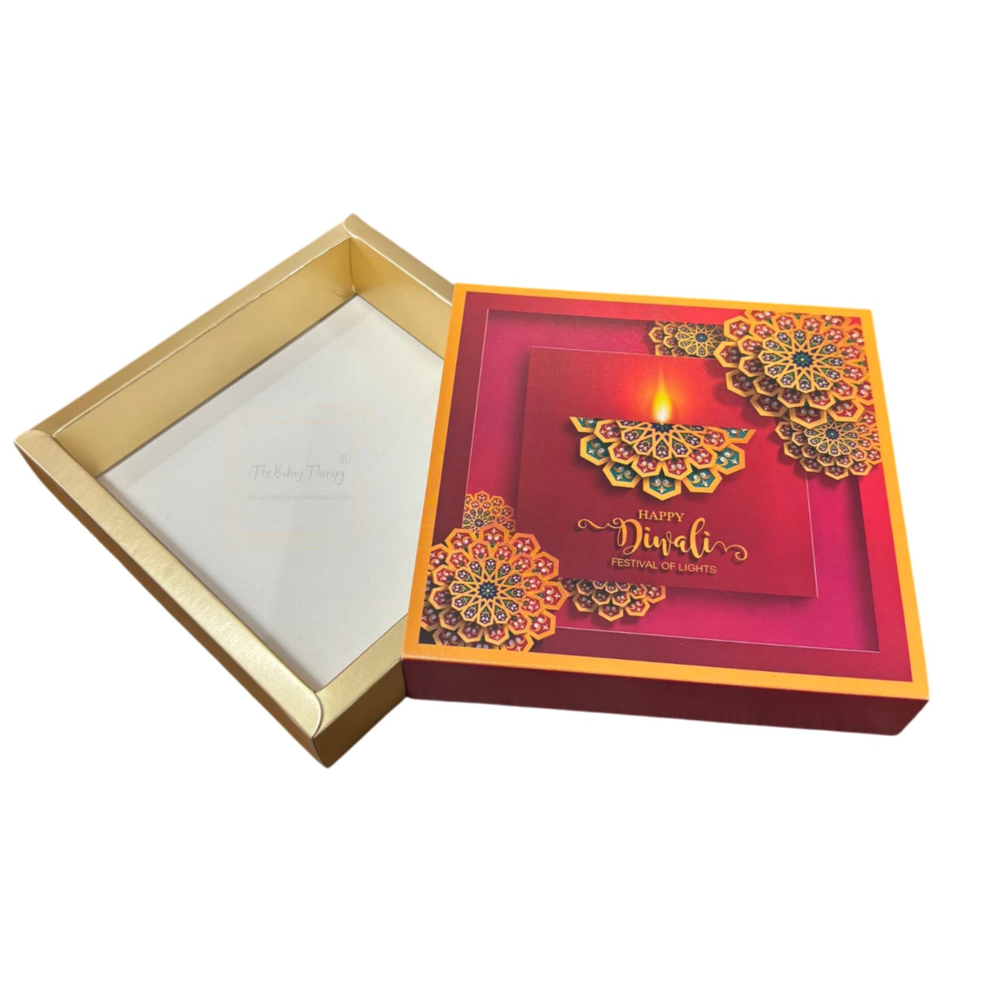 9 Cavity Diwali Sliding Chocolate Packing Box Without Cavity - Design 04 ( 5 Pcs Pack )