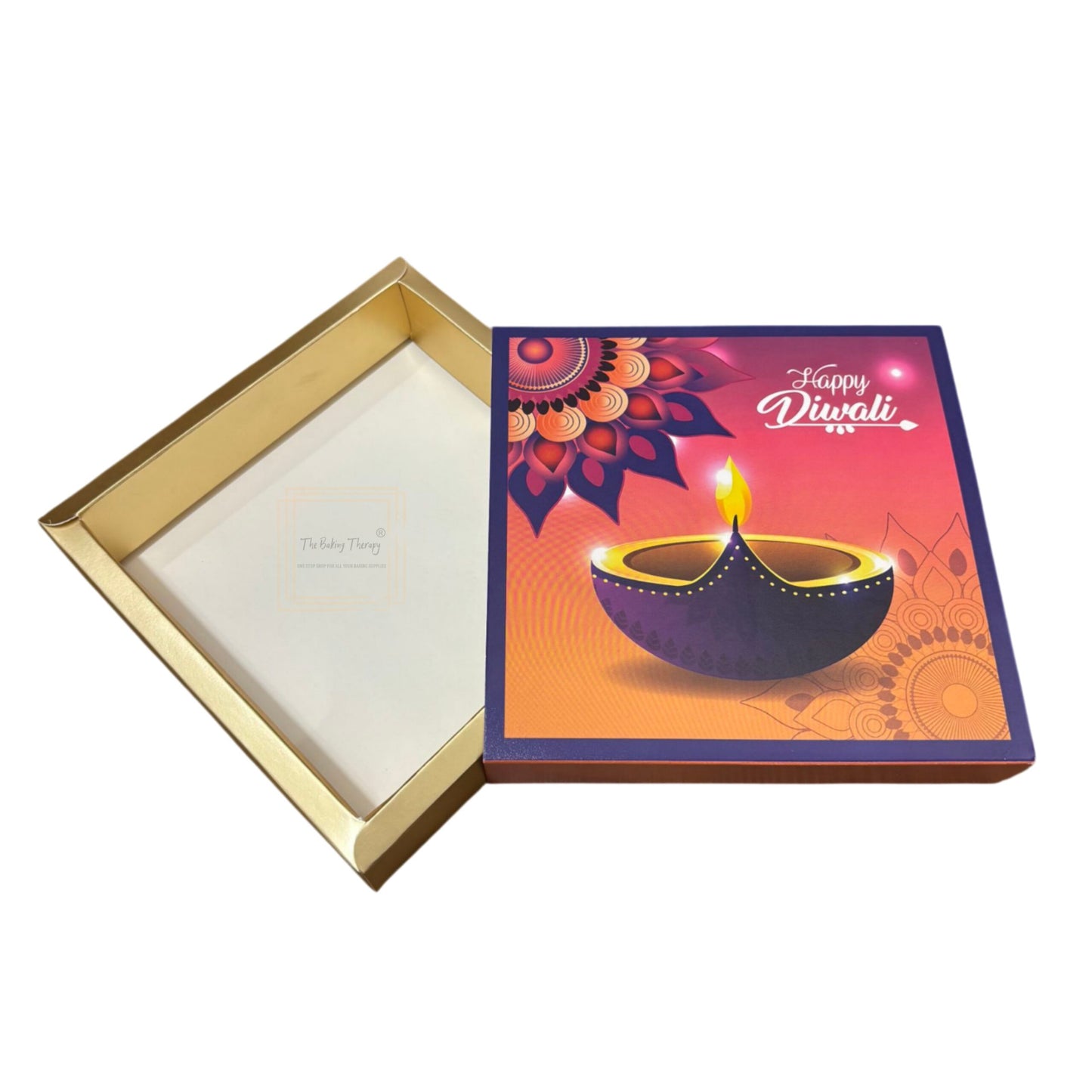 9 Cavity Diwali Sliding Chocolate Packing Box Without Cavity - Design 06 ( 5 Pcs Pack )