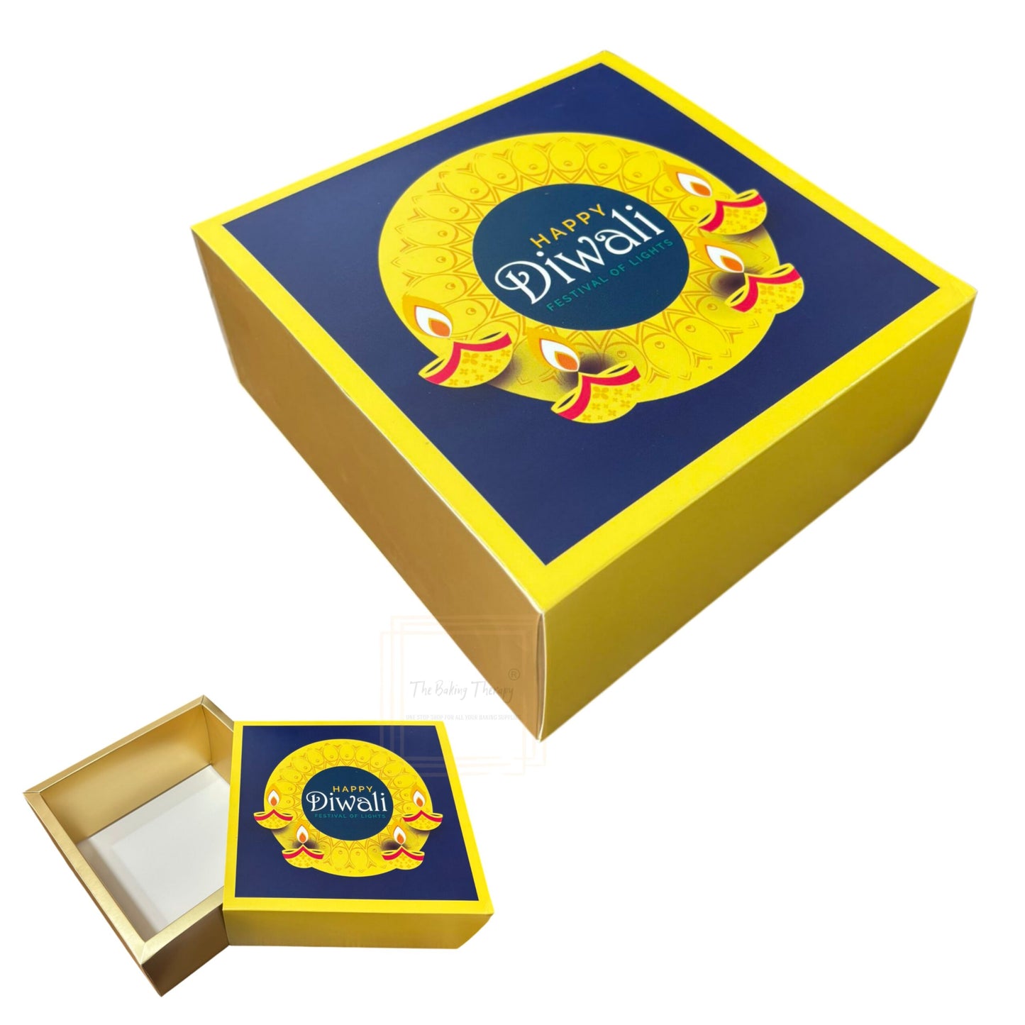 Diwali Gift Packaging Hamper Box ( 7x7x3 ) Design 03