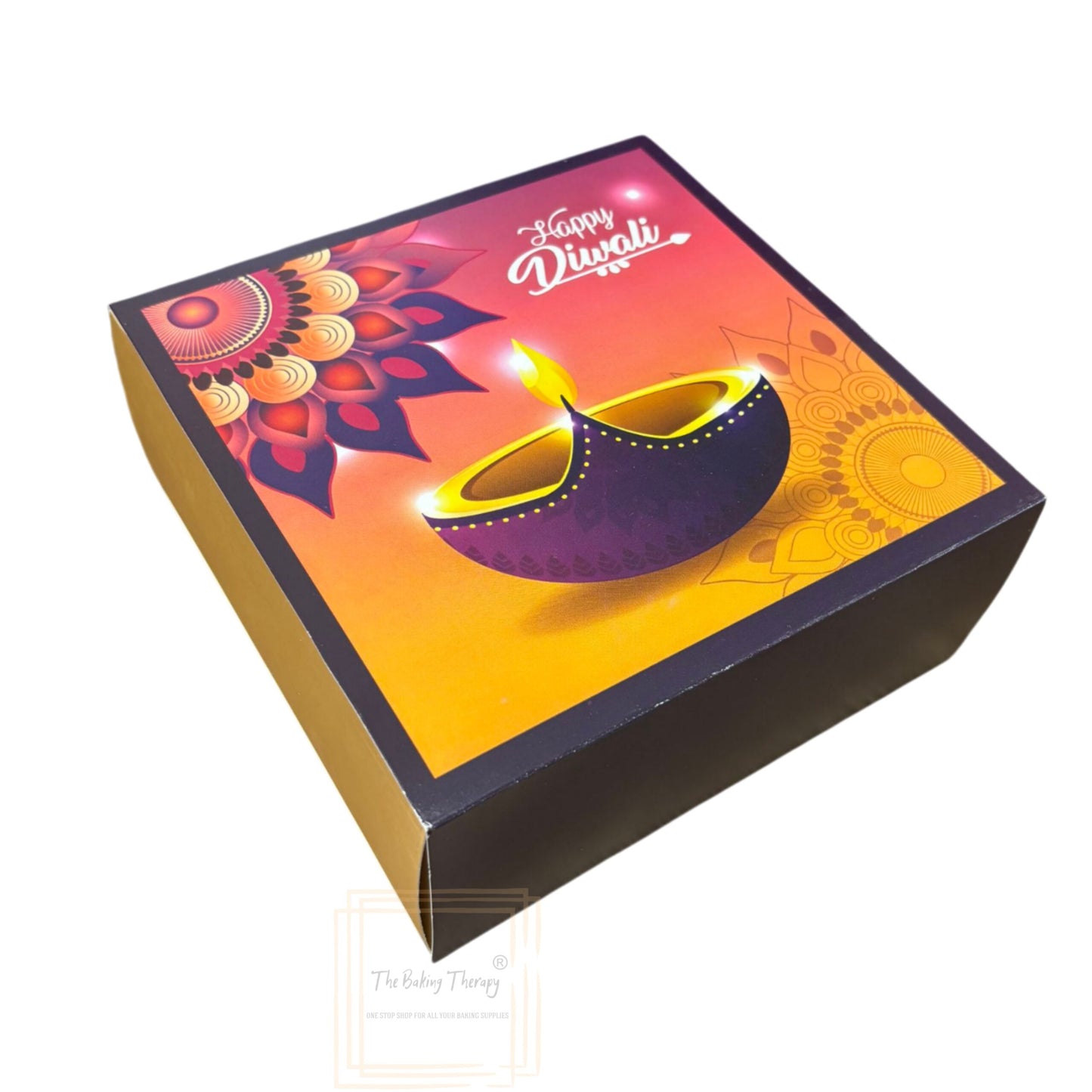 Diwali Gift Packaging Hamper Box ( 7x7x3 ) Design 01