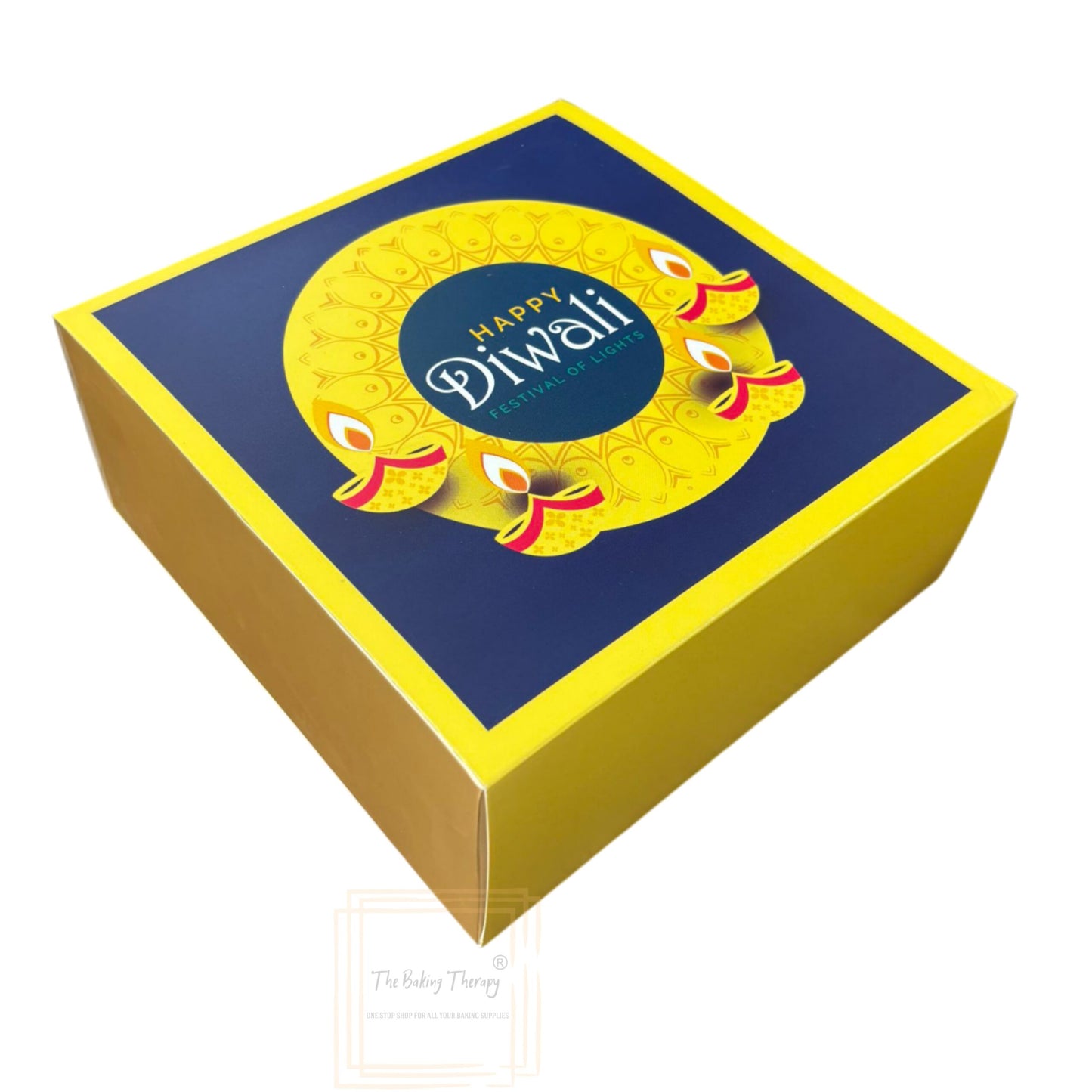Diwali Gift Packaging Hamper Box ( 7x7x3 ) Design 03