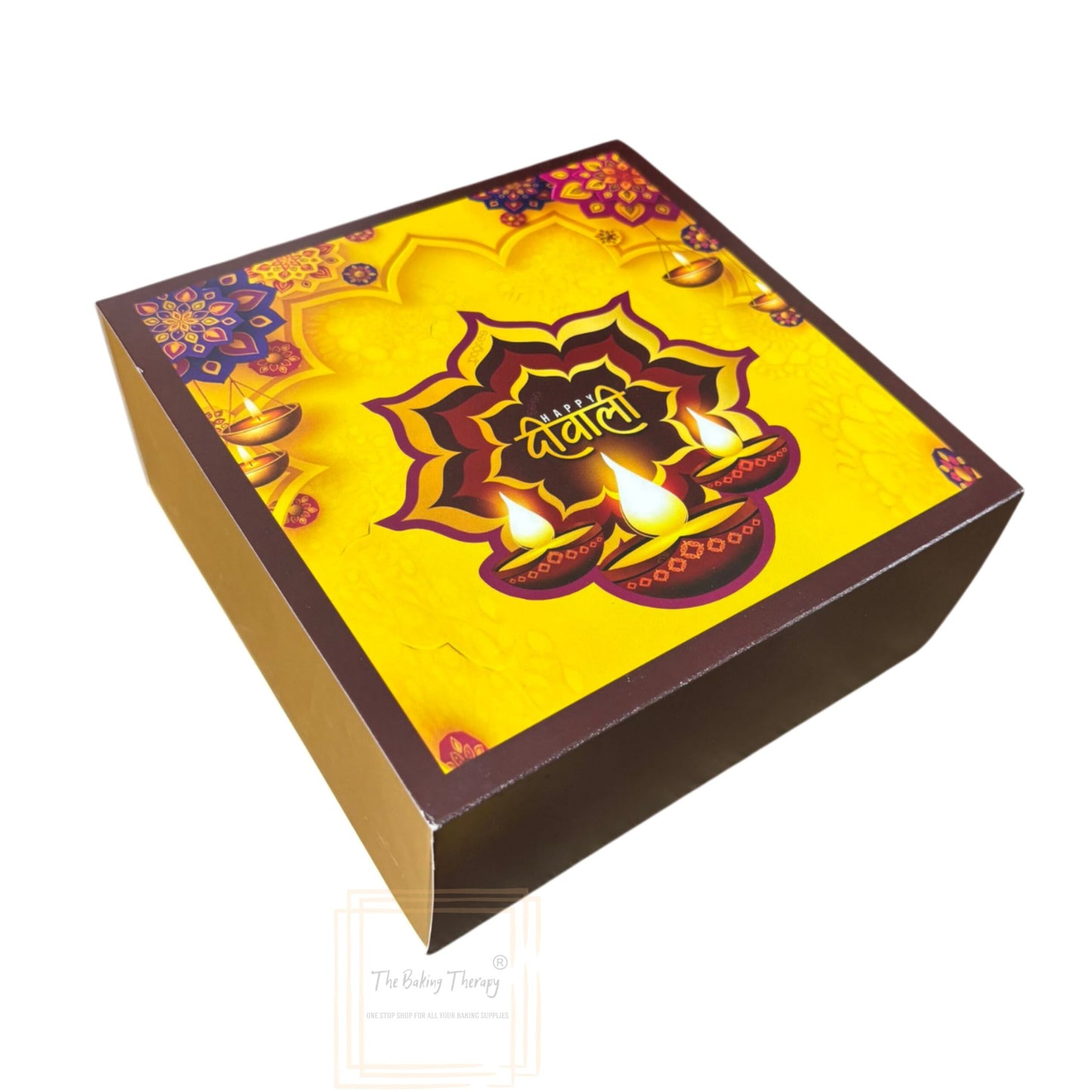 Diwali Gift Packaging Hamper Box ( 7x7x3 ) Design 02