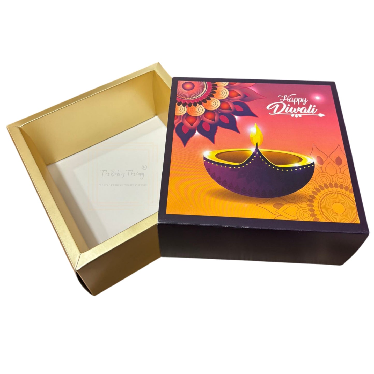 Diwali Gift Packaging Hamper Box ( 7x7x3 ) Design 01