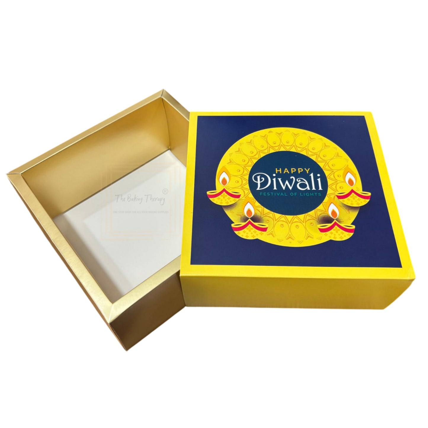 Diwali Gift Packaging Hamper Box ( 7x7x3 ) Design 03