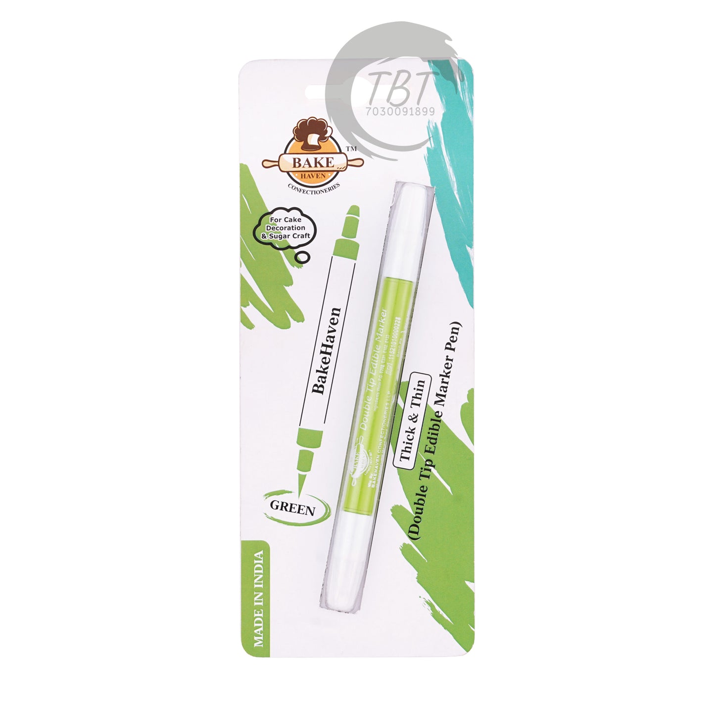 Bake Haven Double Sided Edible Marker - Green