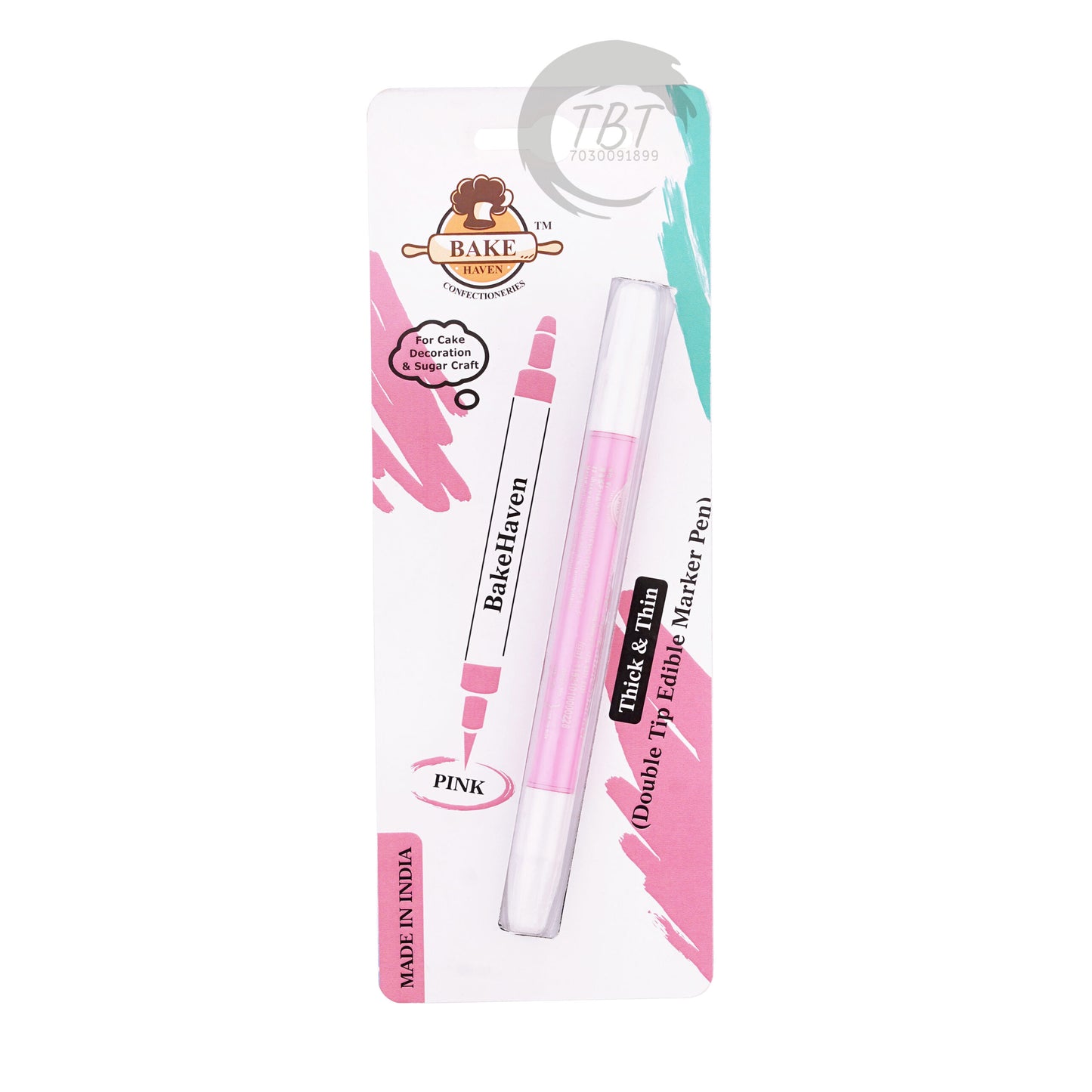 Bake Haven Double Sided Edible Marker - Pink