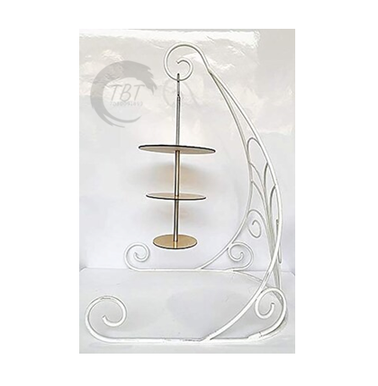 Three Tier Chandelier Jhumar Cake stand 6X8X10