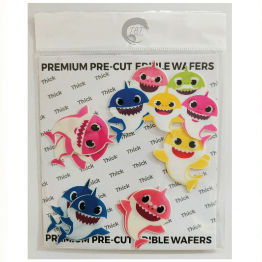 Baby Shark Edible Pre-Cut Wafer Paper