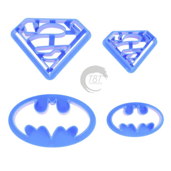 Superman Batman Fondant And Cookie Cutter