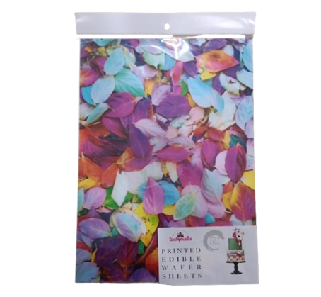 Printed Edible Wafer Paper Sheet #19