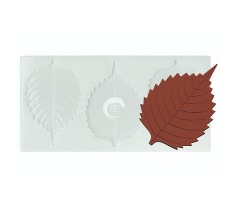 3 Cavity Leaf Silicone Chocolate Mold