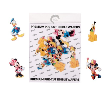 Mickey and Family Edible Pre-Cut Wafer Paper