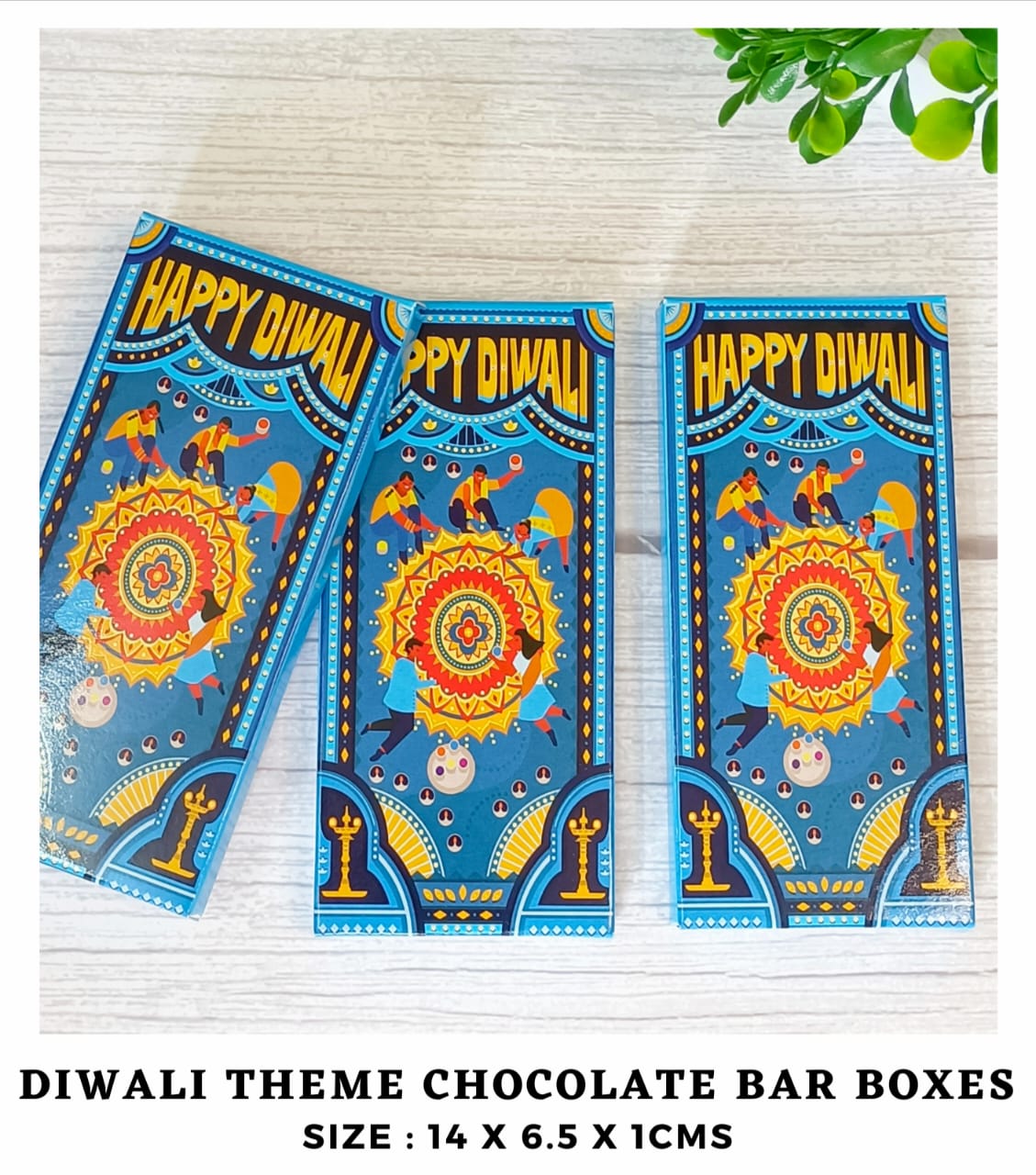 Diwali Theme Chocolate Bar Box # 2