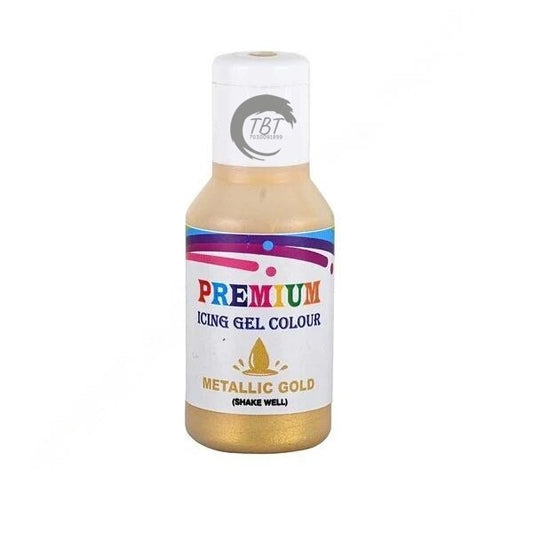 Bake Haven Icing Gel Color Metallic Gold – 20g