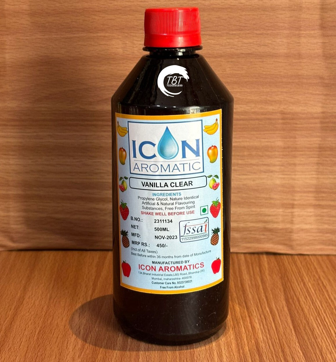 Vanilla Clear - Oil Based Essence 500ML