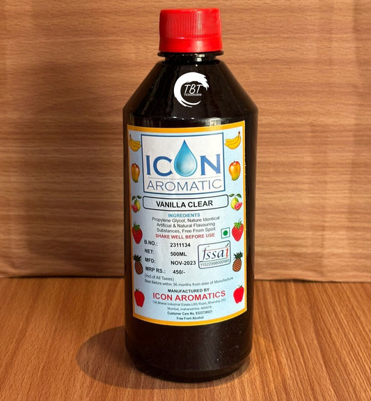 Vanilla Clear - Oil Based Essence 500ML