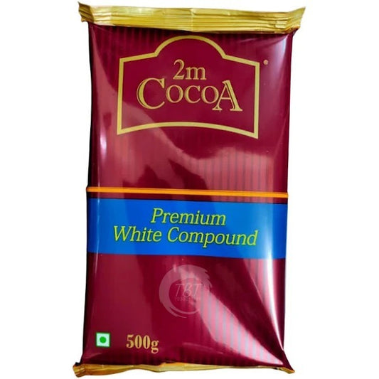 2M Cocoa Premium White Compound - 500 GM