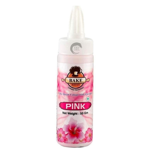 Bake Haven Edible Puff Spray Powder Color - Pink (50 GM)