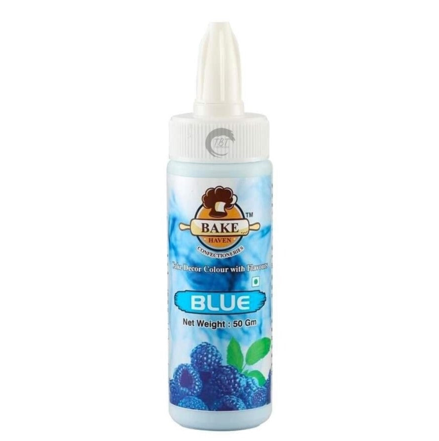 Bake Haven Edible Puff Spray Powder Color - Blue (50 GM)