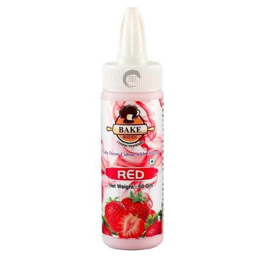 Bake Haven Edible Puff Spray Powder Color - Red (50 GM)