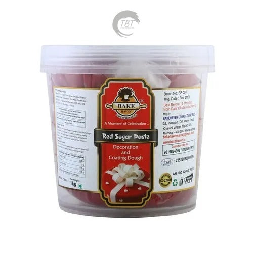 Bake Haven Fondant 1 KG - Red