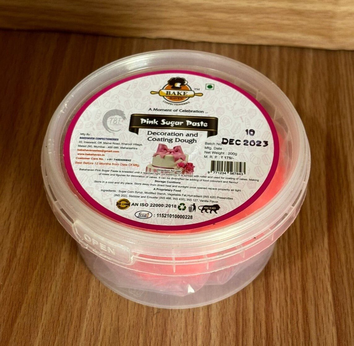 Bake Haven Fondant 200 GM - Pink