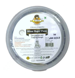 Bake Haven Fondant 200 GM - Silver