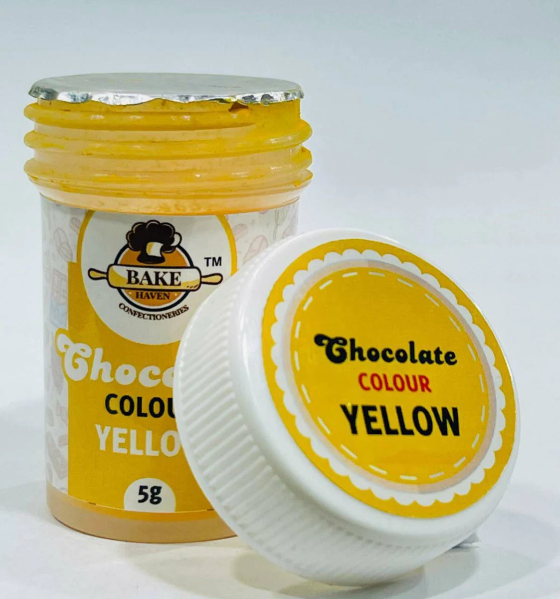Bake Haven Chocolate Powder color 5 GM - Yellow