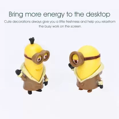 Minions Figures Cake Decorating PVC Model { Set Of 10 Piece }